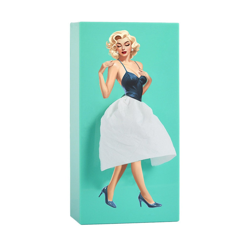 Couvre-boîte à mouchoirs Lady