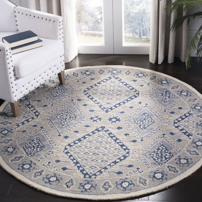 Micro-Loop Hand Tufted Wool Southwestern Rug