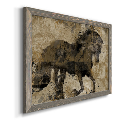 " Midnight Stallion " 2 - Pieces Painting Print