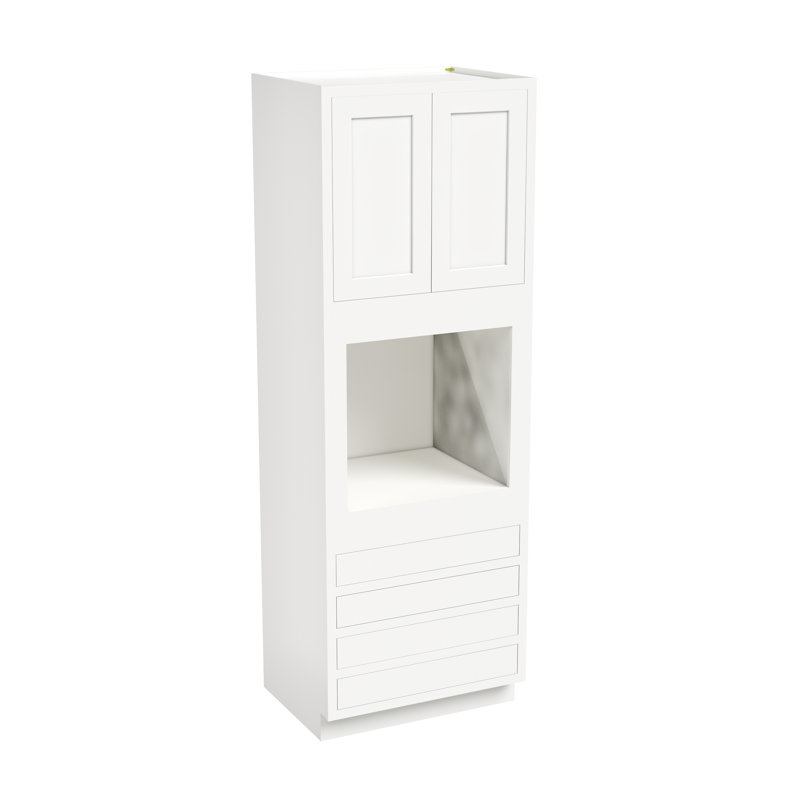 CASAINC Ready-to-Assemble W33"x H84"x D25" Kitchen Tall Oven Cabinet, W33"x H96"