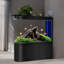 Aquarium noir semi-circulaire écologique noir-103007553