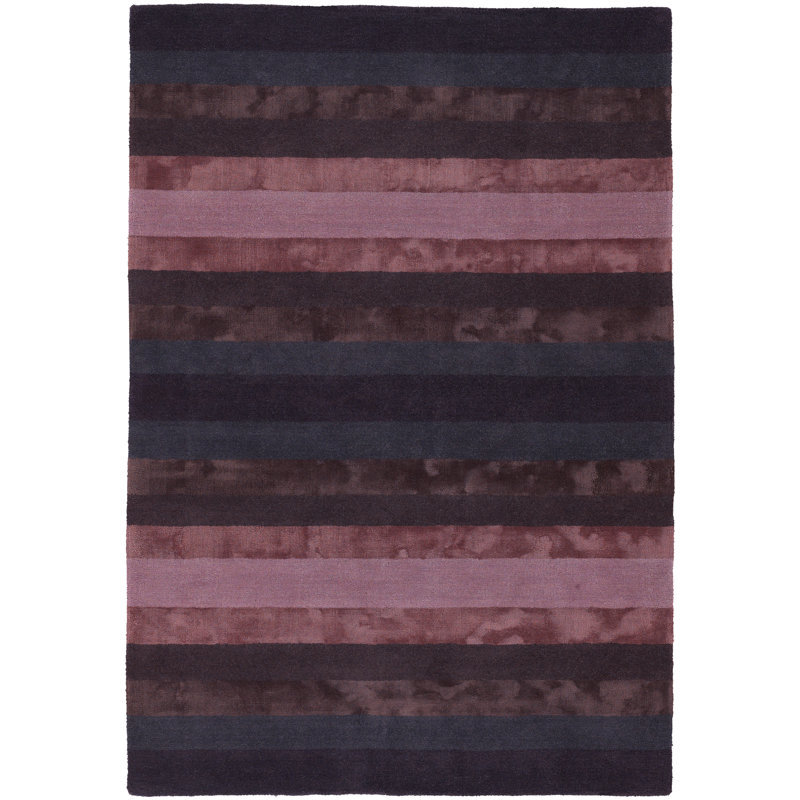Striped Indoor Rug, Rectangle 5' x 7'6"