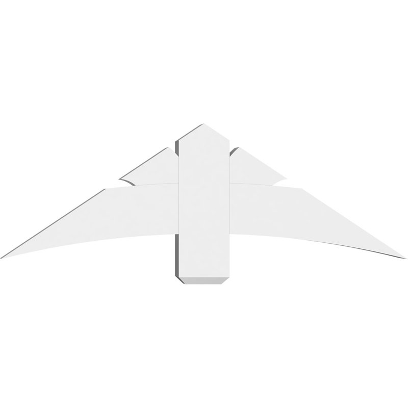 Support pour pignon Davenport, H 16 po x l 48 po (pas: 8/12), P 4 po x F 6 po, PVC
