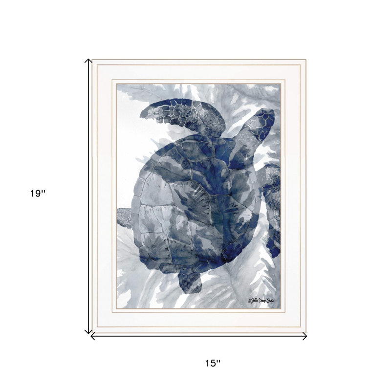 Art mural de la collection Ocean, Cadre blanc