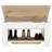 Storage Table Polgon, Extendable Table Shelf, Lower Shelf, Light Oak / White Finish-1237262407