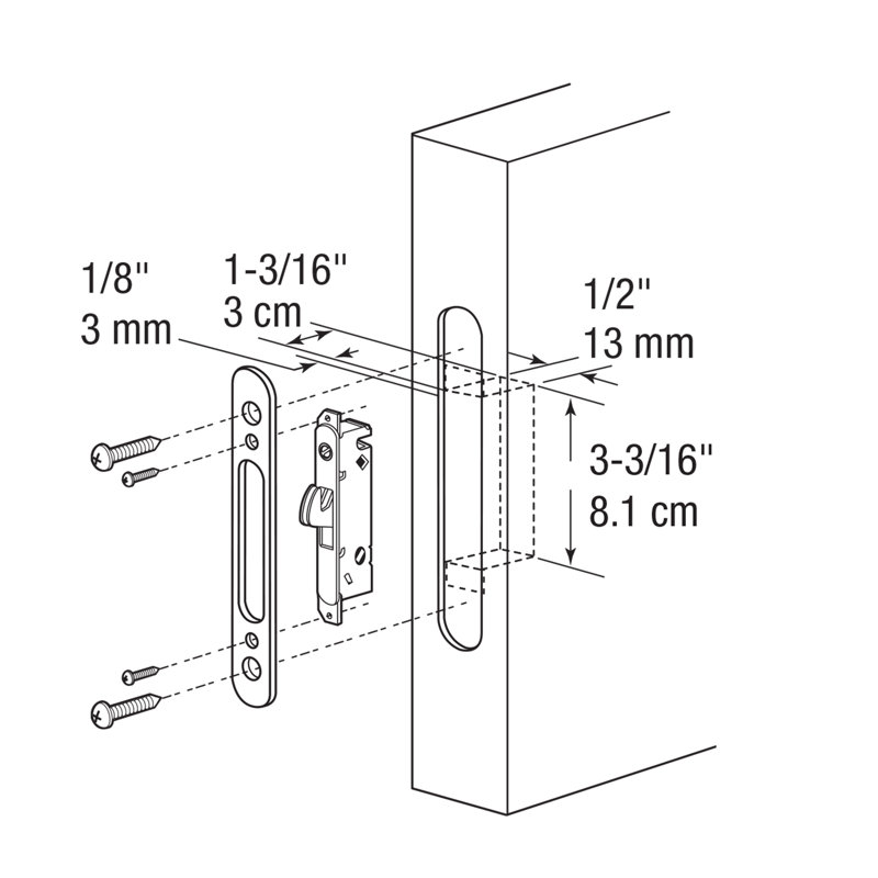 Prime-Line Bi-Fold Door Hardware Repair Kit, Includes 2 Roller Guides, 1 Top Pivot, and 1 Bottom Pivot, For Use on Doors 1 to 1-3/8 Inch Thick, Set of 1