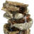  Rock and Log Tabletop Rustic Tabletop Fountain with LEDs