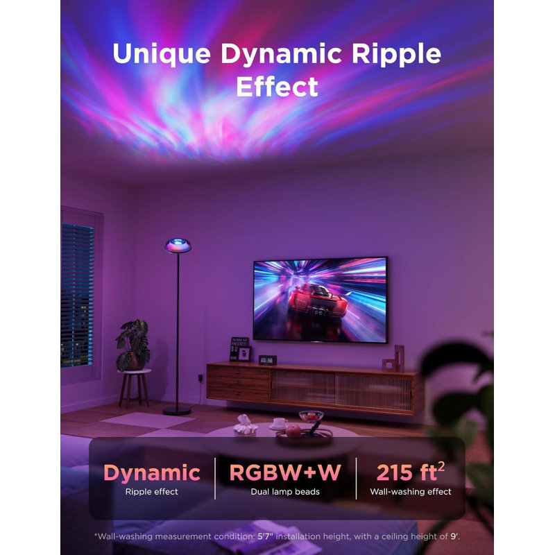 Lampe sur pied Uplighter pour le salon, projecteur RICBIC RVBIC