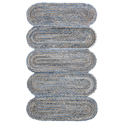 Zeitler Hand Woven Jute, Cotton Rug