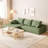 L-shaped Modular  Foam-filled with Spring Support Simple Living Room Sofa-1266576155