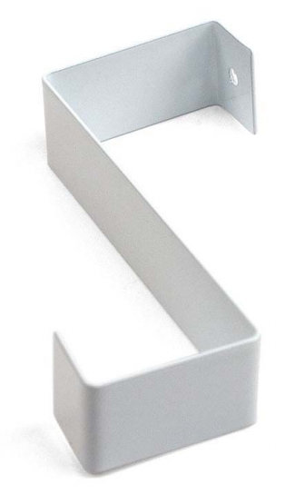 Metal Over-the-Door Wall Hook, White