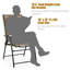 Fauteuil de patio pliant Wolfenbarger