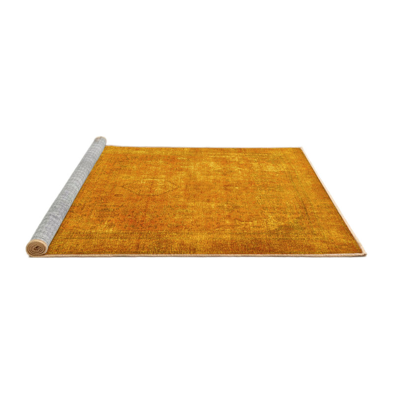 Washable Oriental Indoor Rug, Round 6'