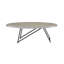 Table basse Allis en chêne gris patiné et finition en métal