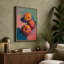Pomegranates in Float Modern - Wrapped Canvas-395743025-395743027