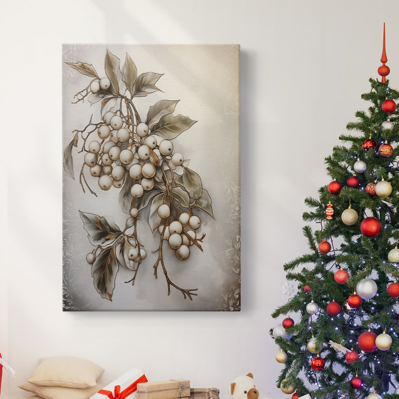 Art des Fêtes de Noël - Toile tendue avec châssis DCXCVII, H 27 po x l 18 po