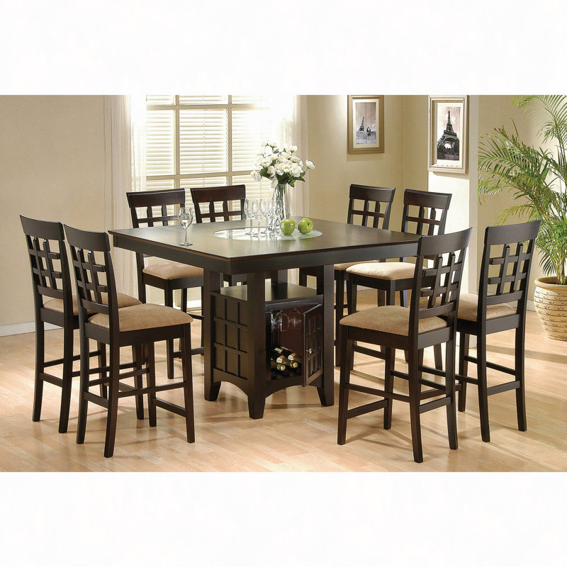 Ensemble repas 9 pièces 9 pièces, 9 pièces : table, 8 chaises