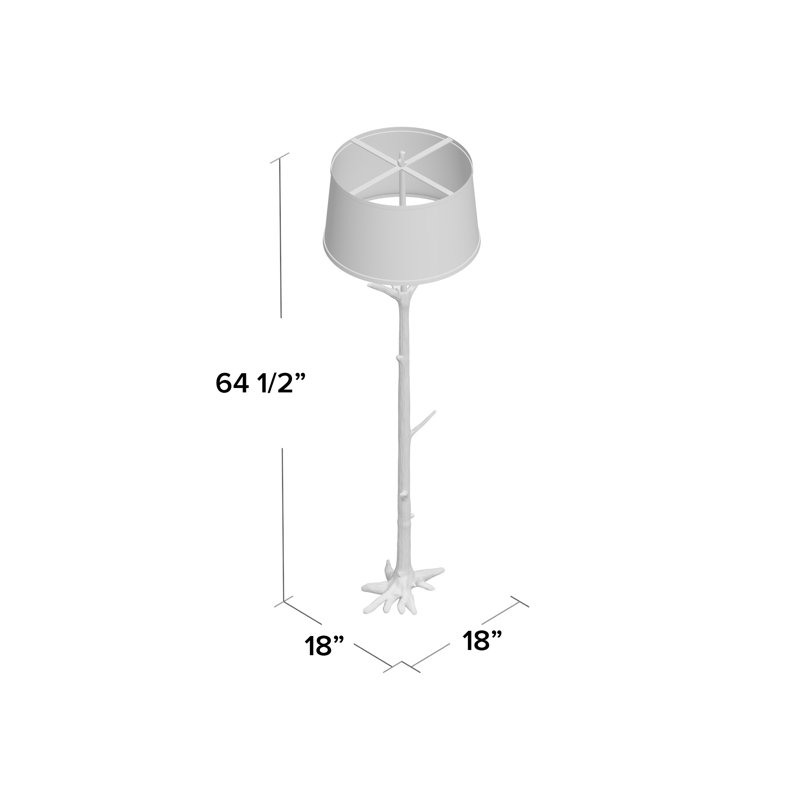 64.5'' Gold Traditional Floor Lamp