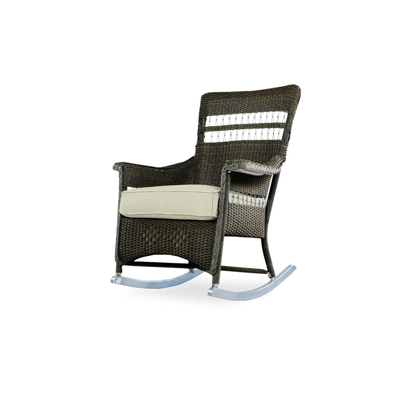 Nantucket Outdoor Rocker Chair, Sandberg Dove, Mink