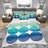 Ensemble de housse de couette géométrique circle abstract colorfields ii-38757788