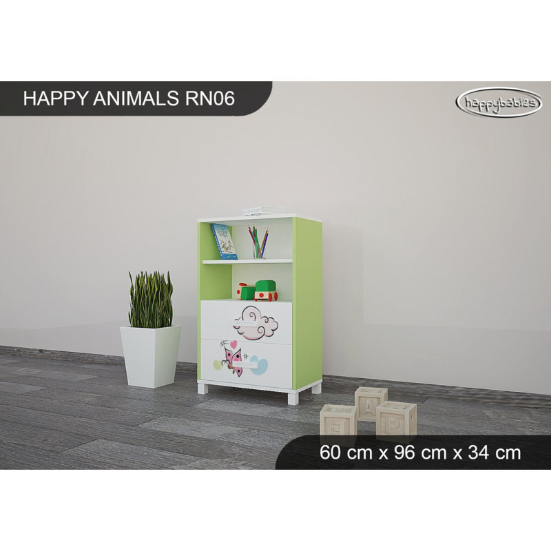 60cm W Kids Cube, Green