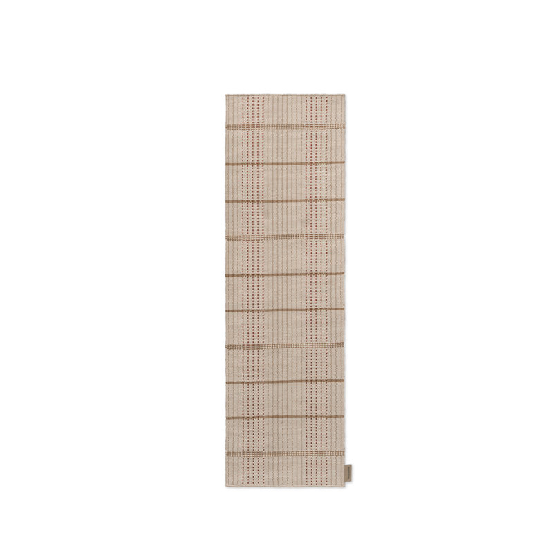 Stitch Flatweave Striped Area Rug, Runner 2'2" x 7'7"