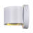 Integrated LED 6-Inch Round Wall Sconce – White Finish, Ideal for Hallways, Bedrooms, and Accent Walls-1202324298