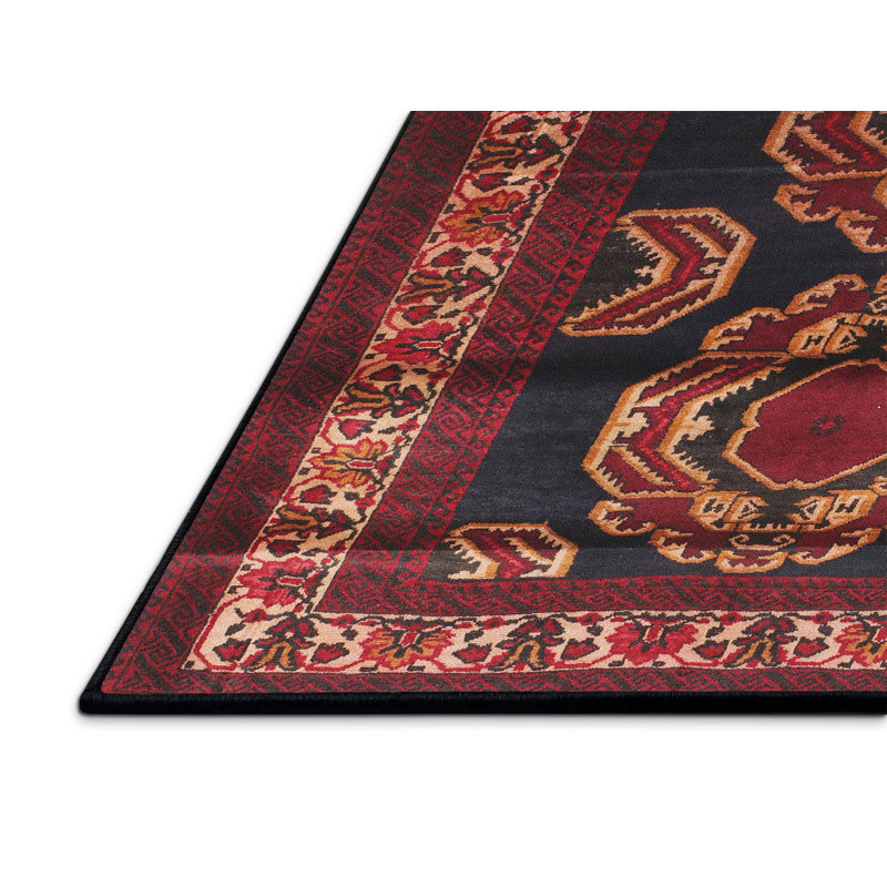 Tapis rouge à motif sud-ouest, Rectangle 7 pi x 10 pi