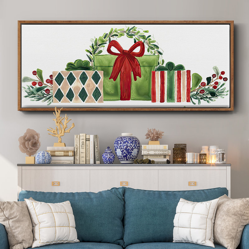 Woodland Holiday Collection - Toile avec cadre en D, H 20 po x l 50 po