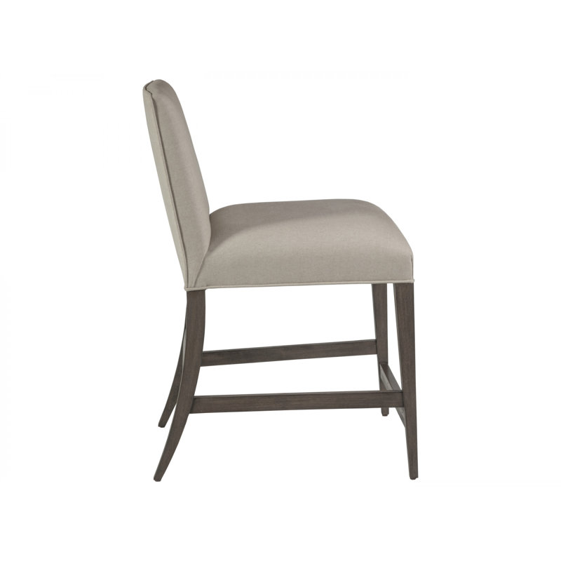 Cohesion Madox Upholstered Low Back Stool, Antico, Counter Stool (24.5” Seat Height)