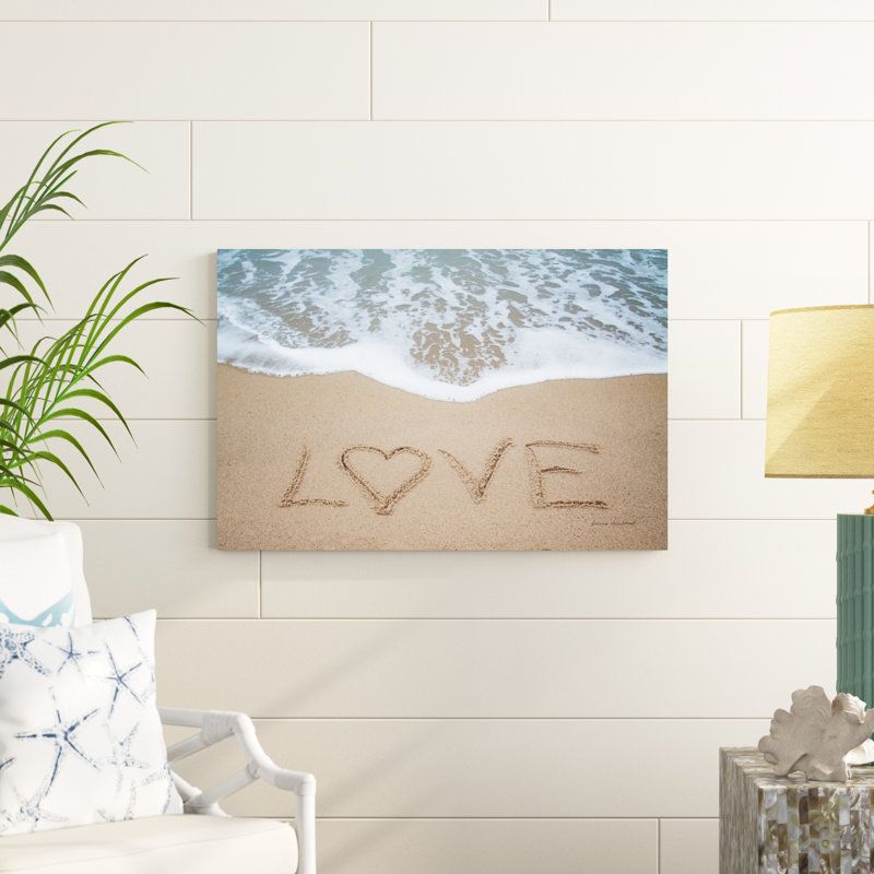 Beach Love II, H 24 po x l 36 po x P 1,25 po