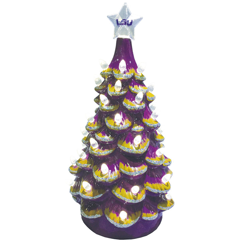 Arbre en céramique NCAA College Spirit, Lsu Tigers