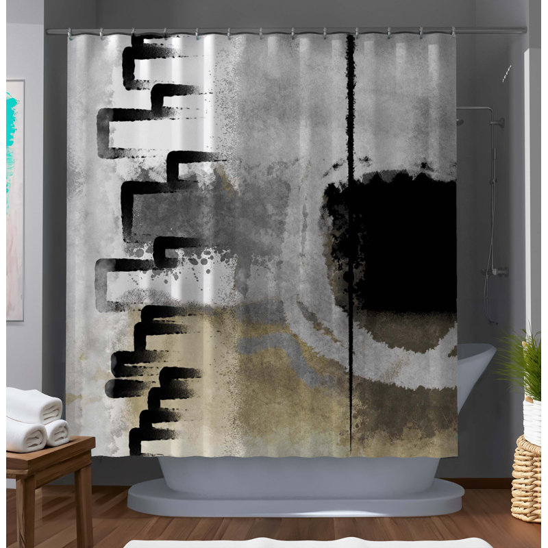 Rideau de douche abstrait Genavecia