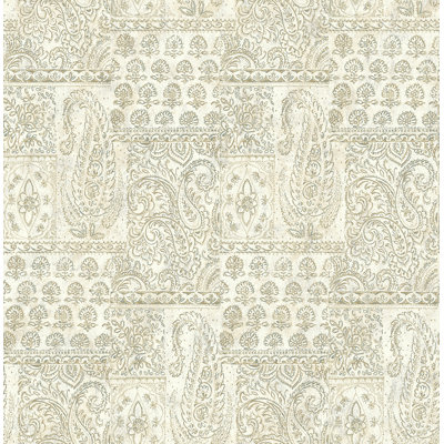 Rouleau de papier peint l 33 pi x p 20,5 po patchwork Menton