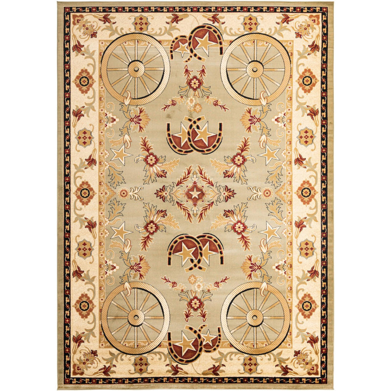 Athallia Oriental Indoor Rug, Rectangle 10' x 14'