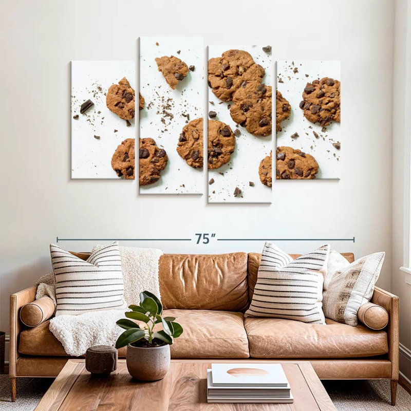 Biscuits aux morceaux de chocolat Yarlin, H 42 po x l 68 po
