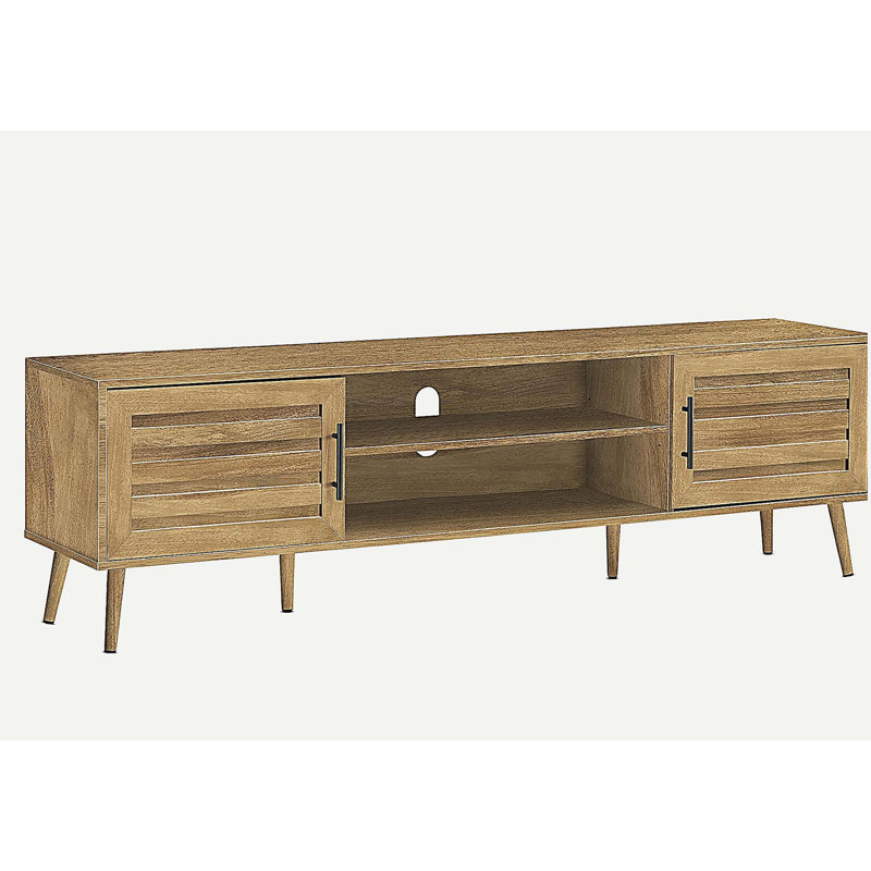 Meuble télé, console de 72 po, meuble multimédia, meuble de rangement