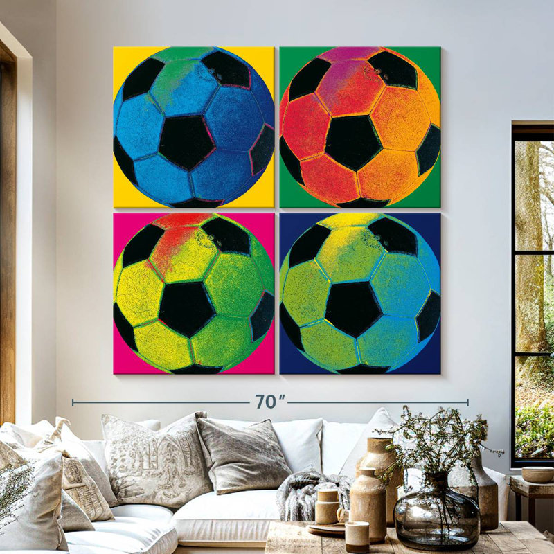 Ballon de football Sireci, H 57 po x l 57 po