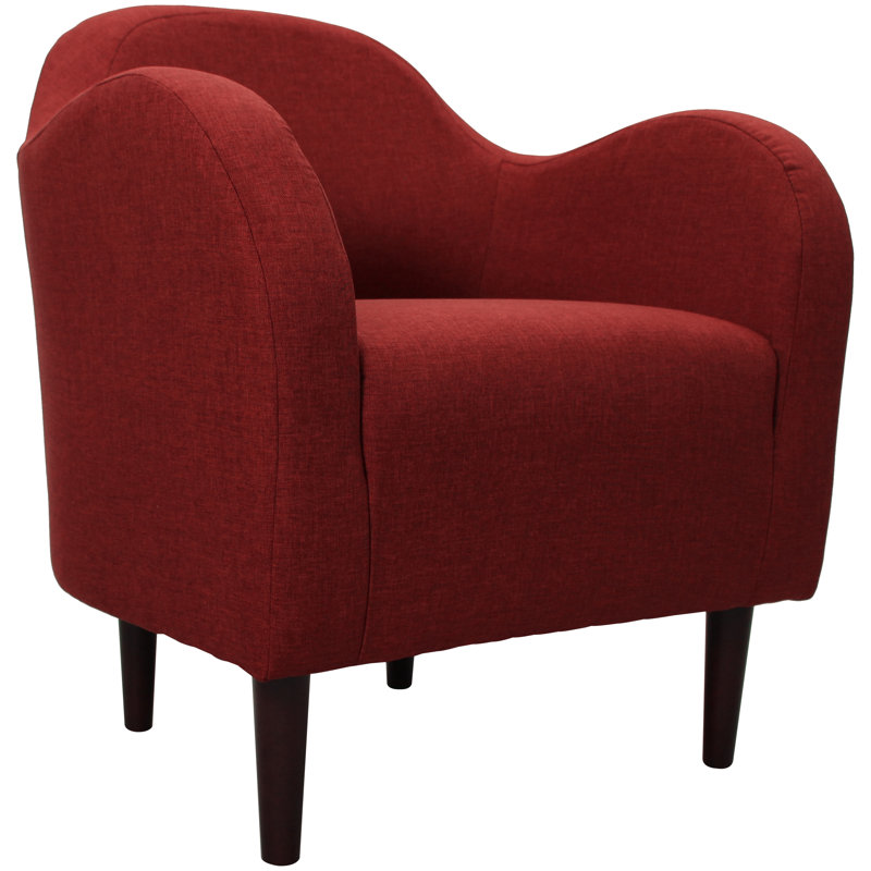 Reider Upholstered Armchair, Jitterbug Picante Performance Basketweave