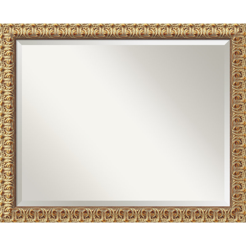 Miroir décoratif biseauté rustique Florentin, H 25,5 po x l 31,5 po