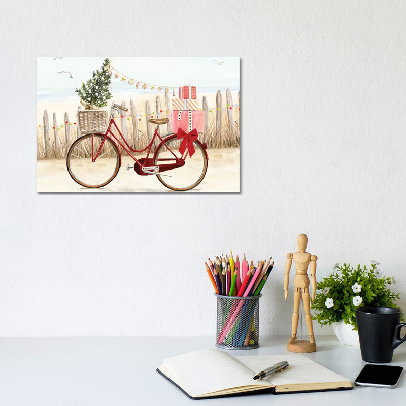 Christmas Coast Collection A 1 Piece Wrapped Canvas Wall Art, 20.32 cm H x 30.48 cm W