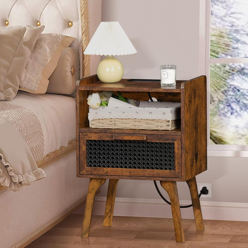 Vine Decorative Bedside Table