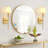 Dimmable Indoor Wall Sconces Iron Wallchiere Vanity Lighting Fixtures(Set of 2)-347976761