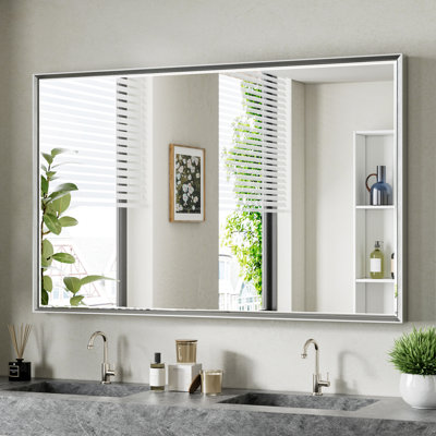 Lohoski Decorative Bathroom Vanity Mirror for Wall - Beveled Design