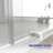 56"-60"W X 76"H Frameless Shower Door, Double Sliding Shower Door, 3/8'' (10Mm) Clear Tempered Glass Shower Enclosure With Square Rail,Double Side Easy Clean Coat, With Buffer-111670988