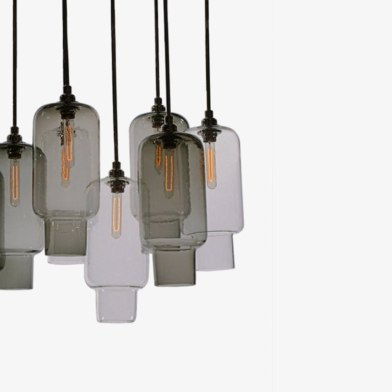 Sorbonne 10 - Light Pendant, Oil Rubbed Bronze, Smoke