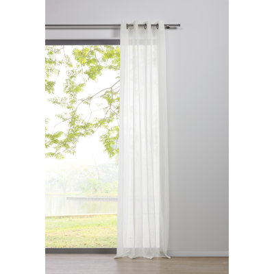 Uni Eyelet Sheer Thermal Curtain