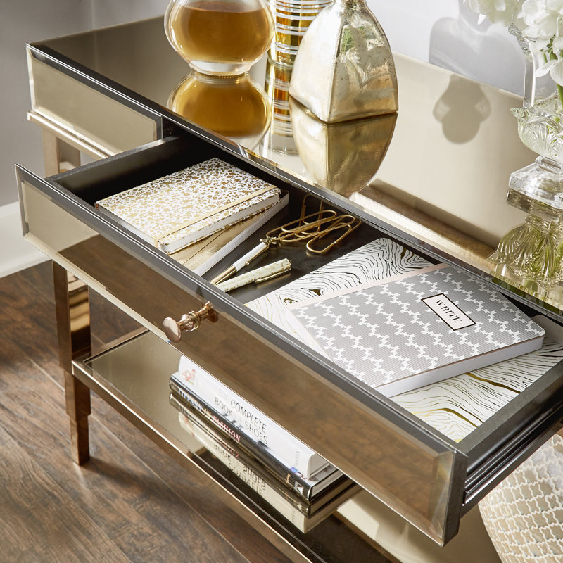 Console de 47,5 po Noelle, Or champagne