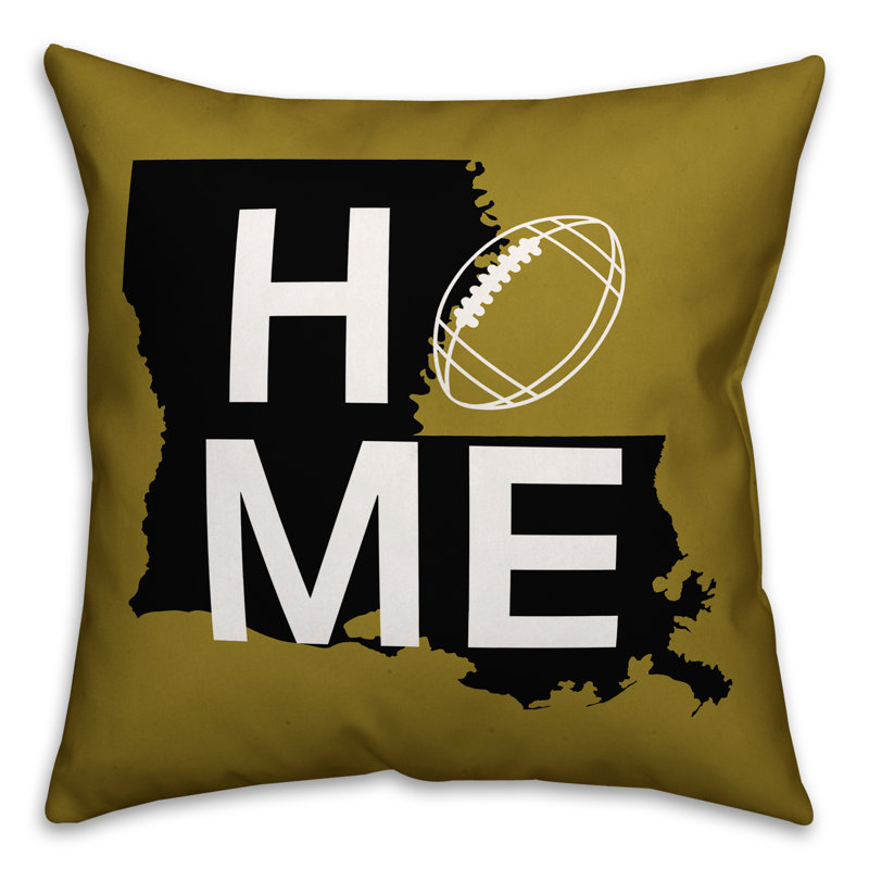  Coussin intérieur / extérieur New Orleans Home Football