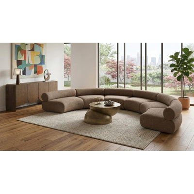 Canapé modulaire rembourré 6 pièces Bennine